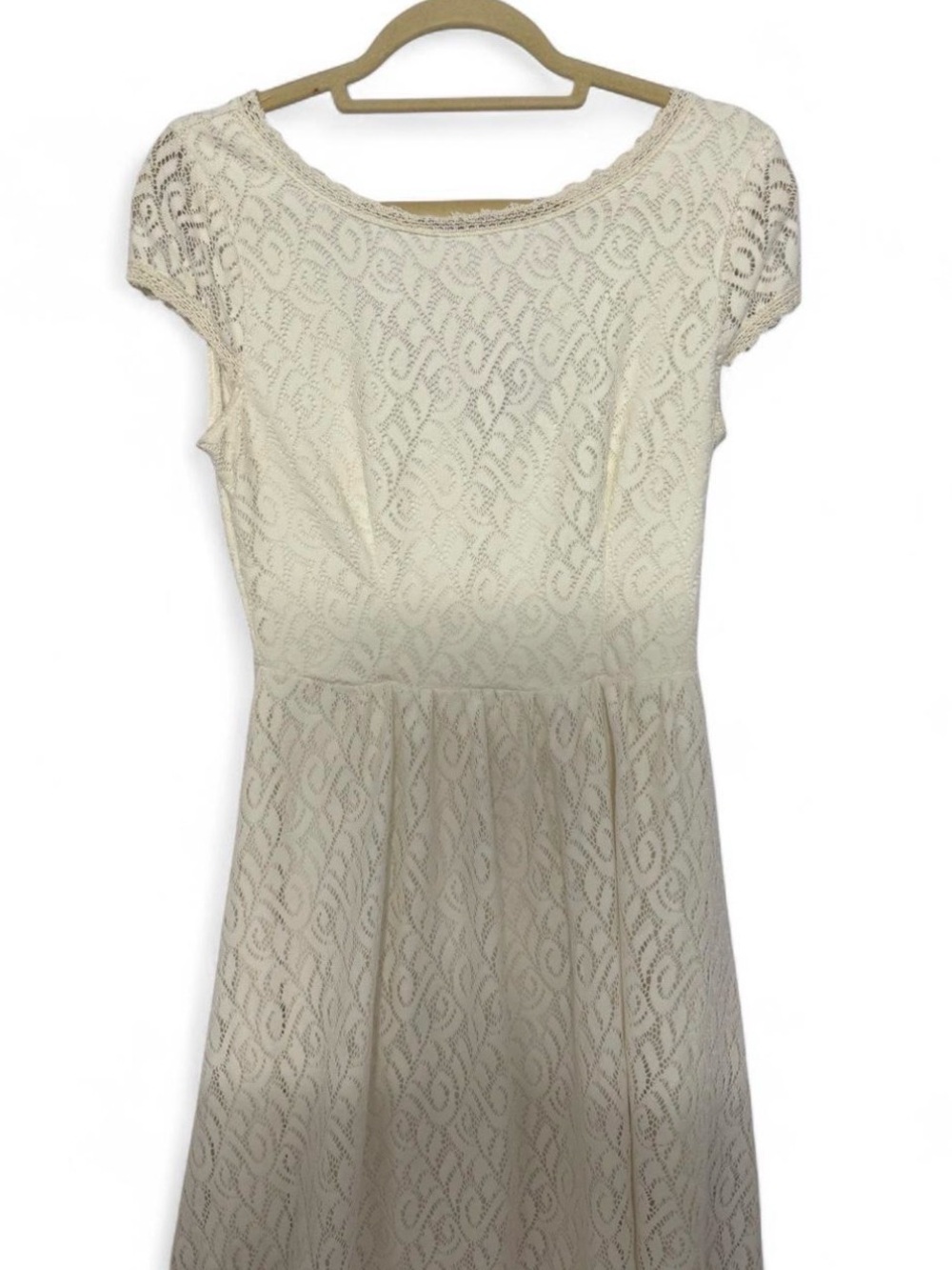 B. Smart Ivory Lace Dress